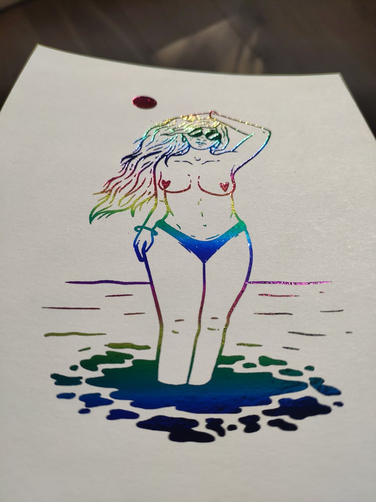 Image of 🌈 Rainbow Waterproof Girl💦