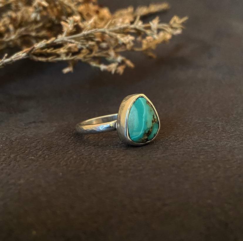 Image of Royston Turquoise ring #4
