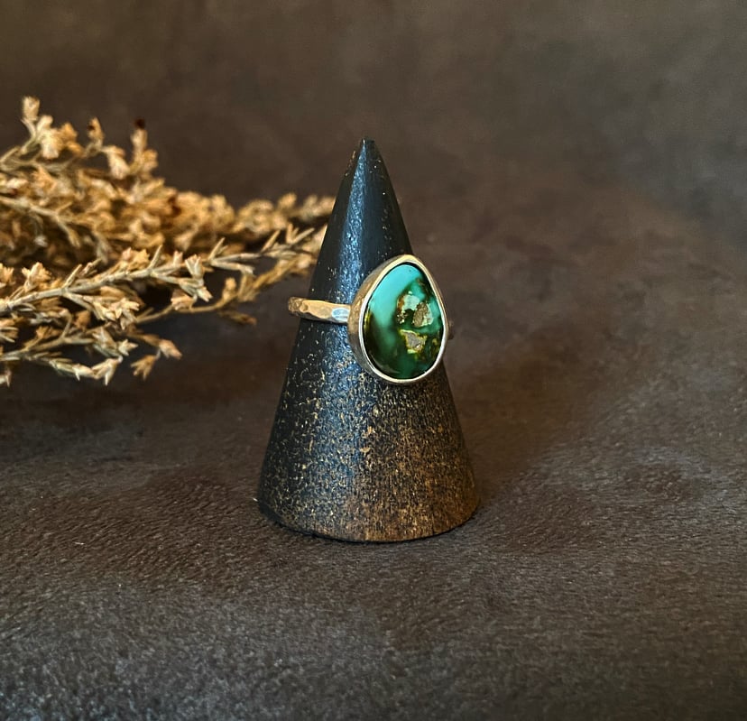 Image of Royston Turquoise ring #2