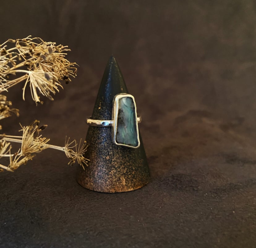 Image of Australian Boulder Opal ring