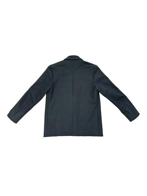 Image of Suit 1 - JACKET - Cotton twill - Black