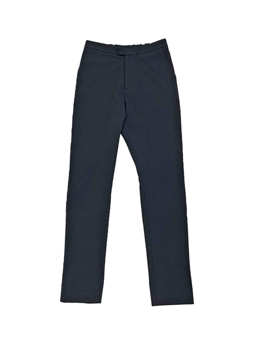 Image of Suit 1 - TROUSERS - Cotton twill - Black