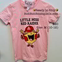 RTS - Youth Little Miss Red Raider - Shirt