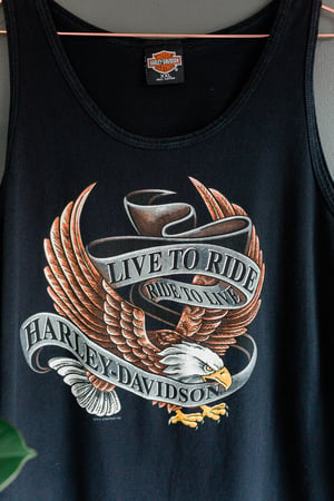 Image of 90's Harley Davidson Live To Ride Vest