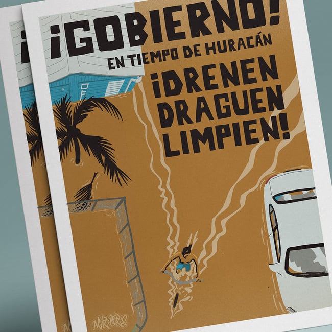 ¡Gobierno! En temporada de huracanes ¡Drenen, draguen, limpien!