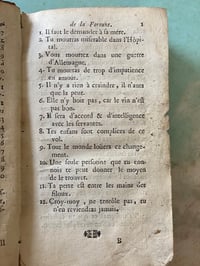 Image 3 of Livre divinatoire le Palais de la Fortune, demandes et réponses, de W. de La Colombière 1700!