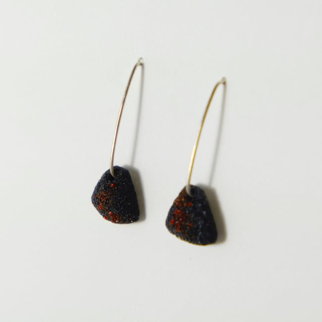 Boucles Inca Noir et rouge