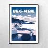 Affiche La cale de Beg-Meil - 2 versions 