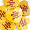 STOP DEFENDING MILLIONAIRES - Heart Shaped Button/ Magnet