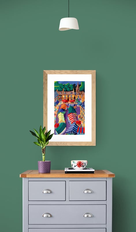 Uppingham Market Day Print