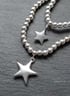 Eloise sterling silver bead bracelets with charms Image 2