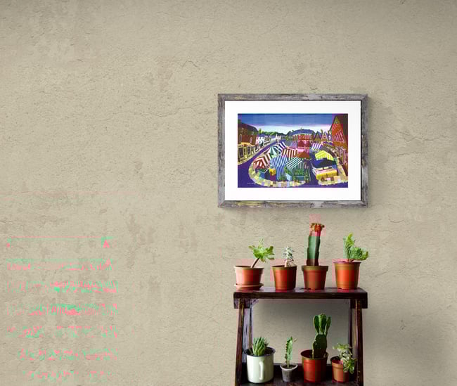 Market Bosworth Farmers Market No. 2 Print