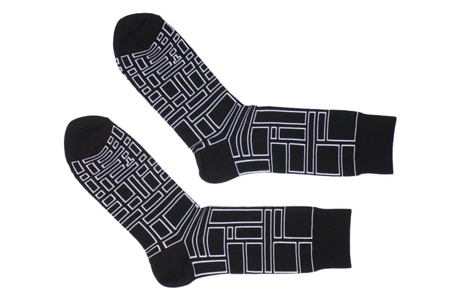 THESIS black & white socks, by Thijs Verhaar