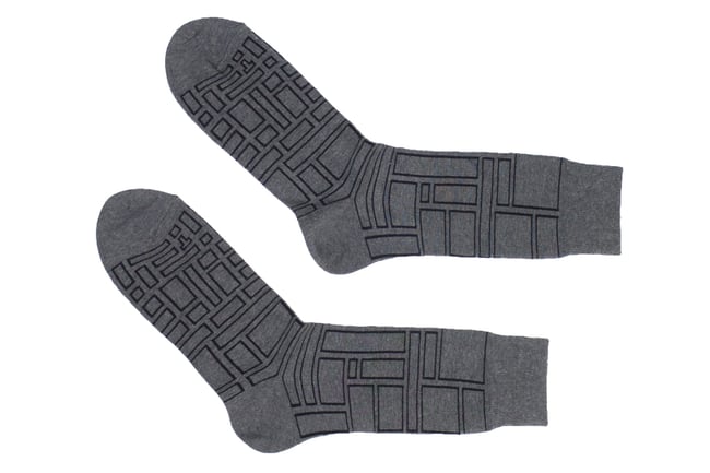 THESIS grey socks, by Thijs Verhaar