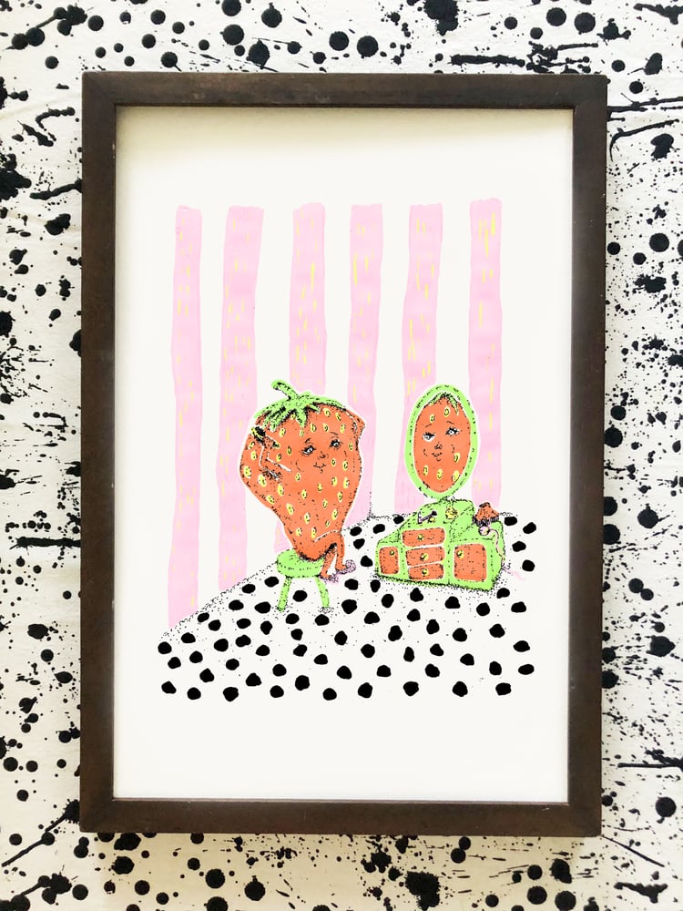Image of Strawbaberry Print 
