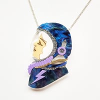 Image 1 of Spacewoman Necklace - White 