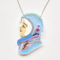 Image 2 of Spacewoman Necklace - White 