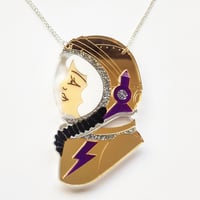 Image 3 of Spacewoman Necklace - White 