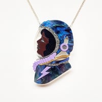 Image 2 of Spacewoman Necklace - Woman of Colour