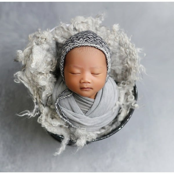 Image of Nest of Curls Blanklet - Silver Grey