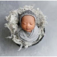Image 1 of  Nest of Curls Blanklet - Silver Grey 