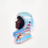 Image 2 of Spacewoman of Color Brooch - Pre-Order