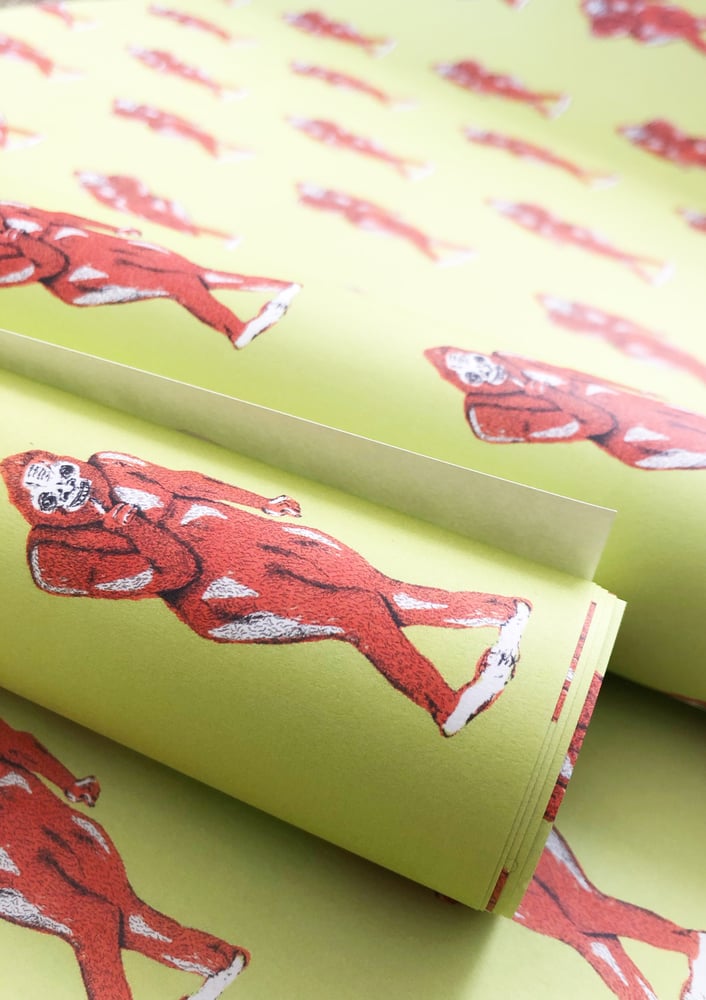 Image of Bigfoot Wrapping Paper
