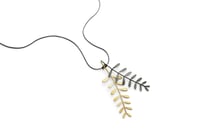 Image 1 of Mimosa pendant gold plated stem