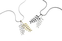 Image 2 of Mimosa pendant gold plated stem