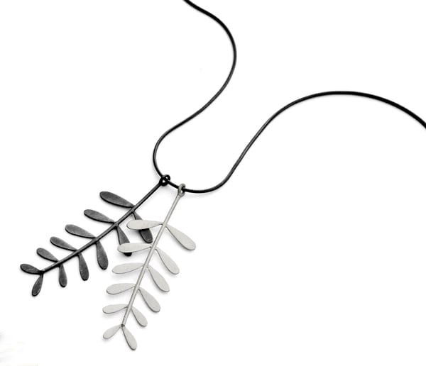 Image of Mimosa pendant all silver