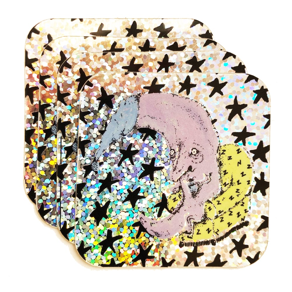 Image of Wide Awake Moon Sticker