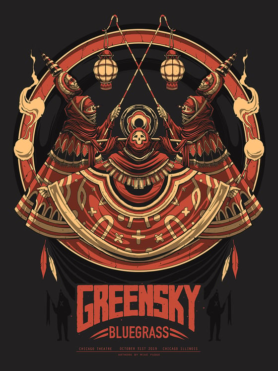 Image of Greensky Bluegrass Halloween Poster