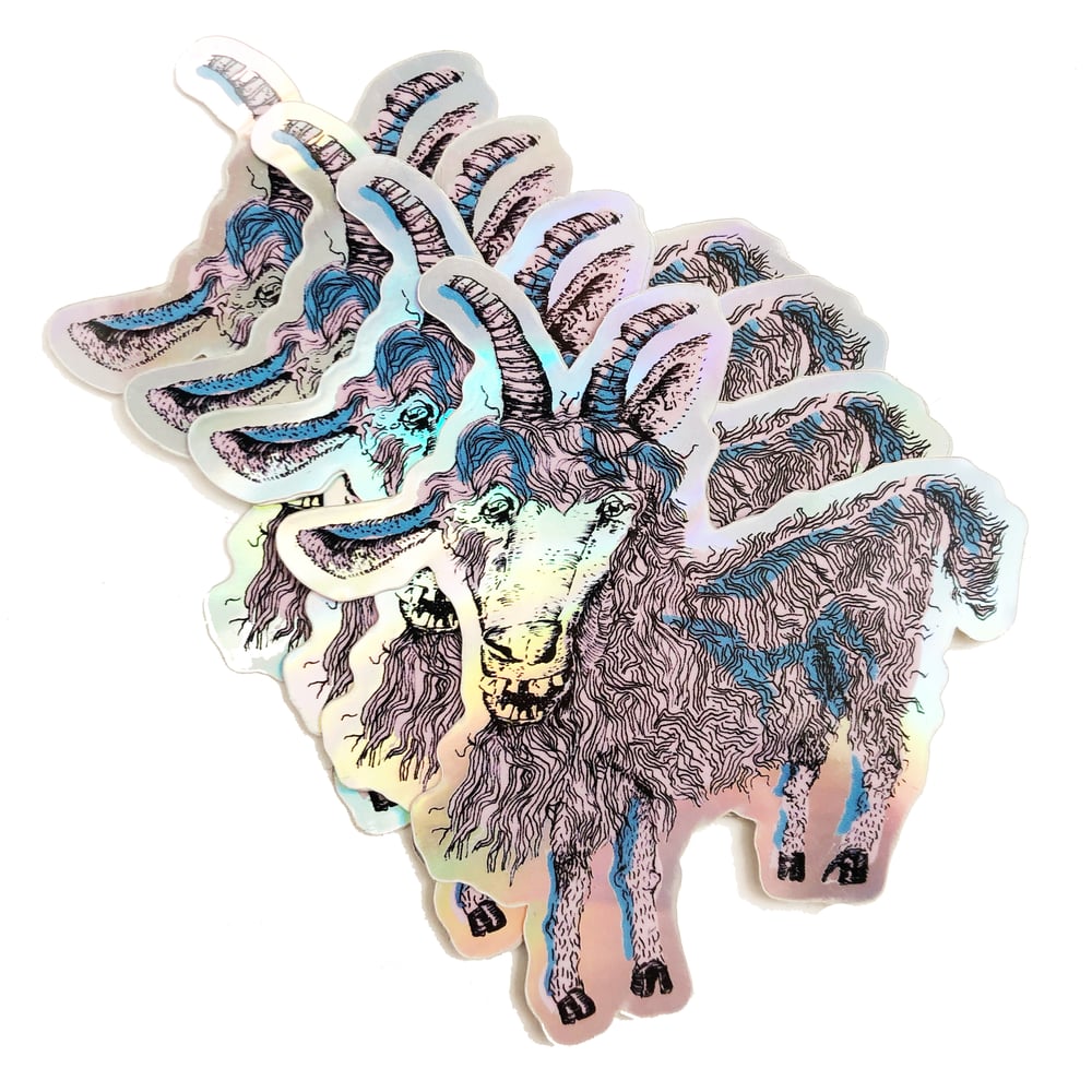 Image of Billy Goat Scruff Sticker