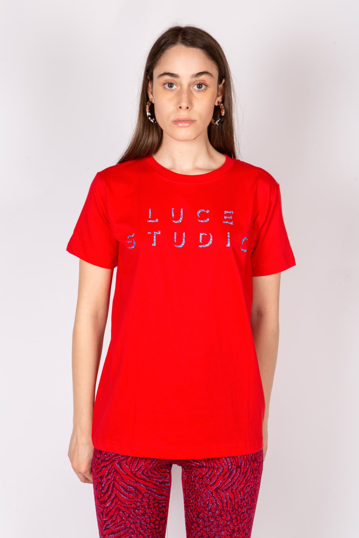 Image of T-SHIRT LUCE STUDIO ROSSO €69 - 50%