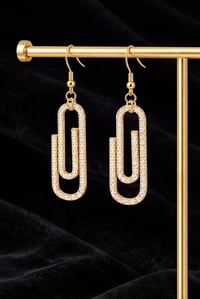Image 2 of Clip & Dazzle Earrings 