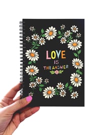 Image 1 of Love is The Answer Spiral Bound Notebook