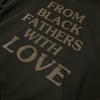14oz Black On Black Fathers Hoodie