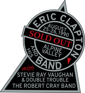 Image of Stevie Ray Vaughan Concert Patch Sticker