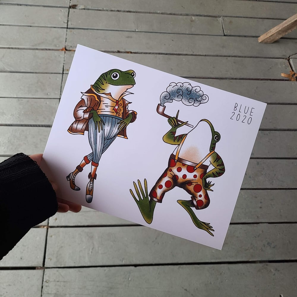 Image of Frog Flash Sheet