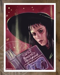 Image 1 of Lydia Deetz ( Beetlejuice) Art Print 9 x 12 in.