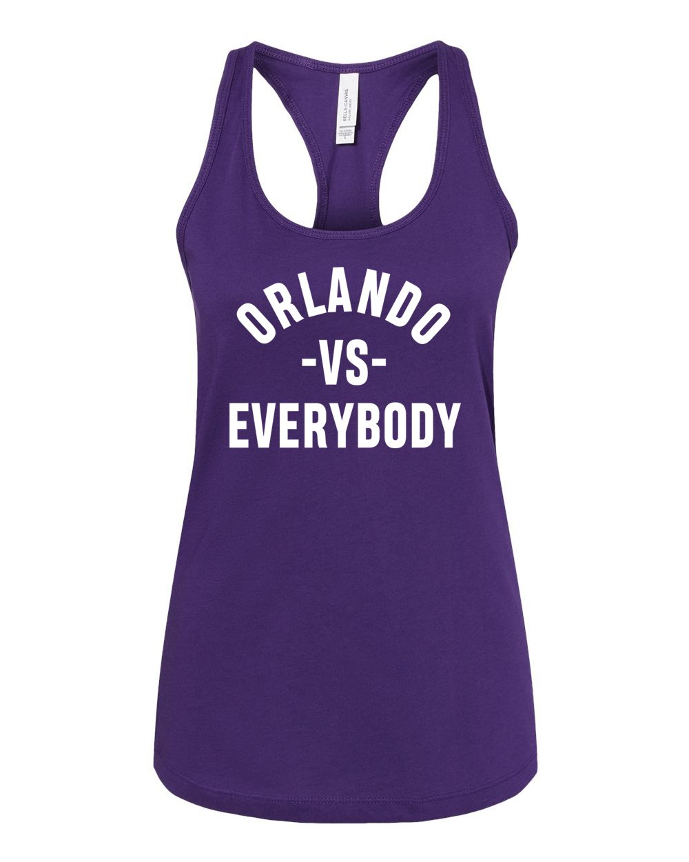 Image of Purple VS Everybody Women's Racerback Tank
