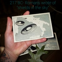 Image 1 of "217 BC- Roman Shields Above" Original 