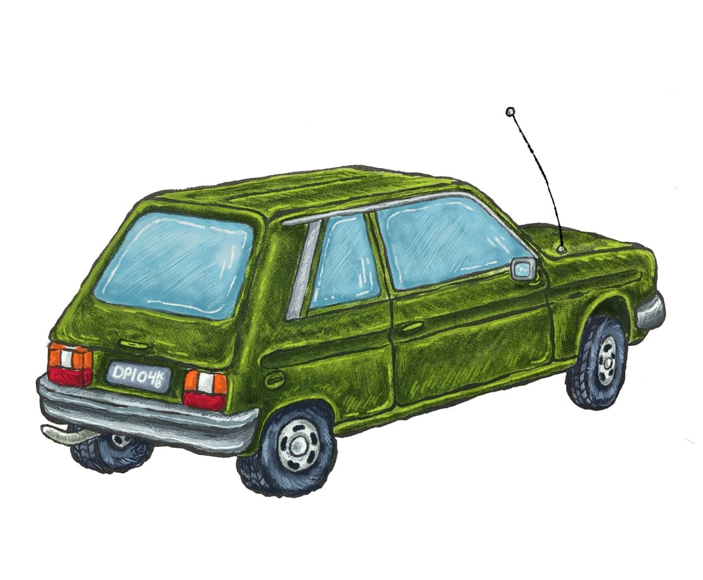 Image of Green Hatchback