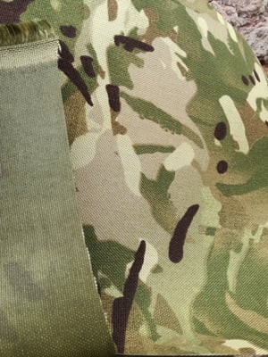 Image of Cordura 500 denier nylon, waterproof PU Coated, MTP Pattern x one metre length x 150cm width
