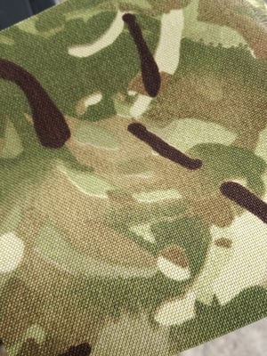 Image of Cordura 500 denier nylon, waterproof PU Coated, MTP Pattern x one metre length x 150cm width