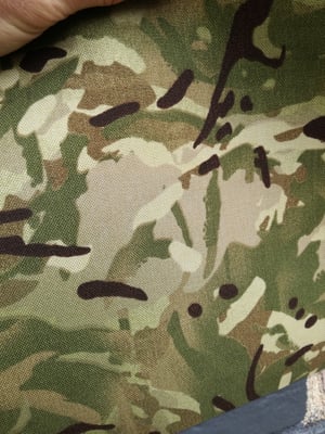 Image of Cordura 500 denier nylon, waterproof PU Coated, MTP Pattern x one metre length x 150cm width