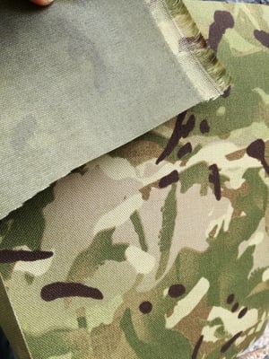 Image of Cordura 500 denier nylon, waterproof PU Coated, MTP Pattern x one metre length x 150cm width