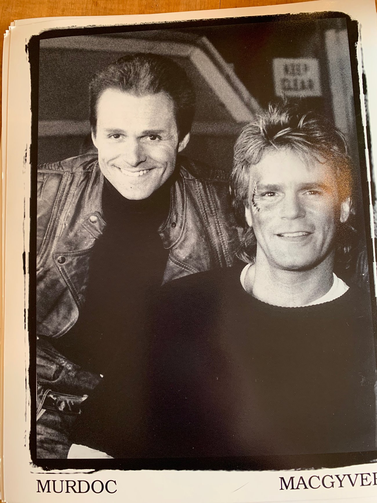 Murdoc And Macgyver Signed Photo The Michael Des Barres Shop