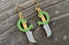 Snake Dagger Earrings