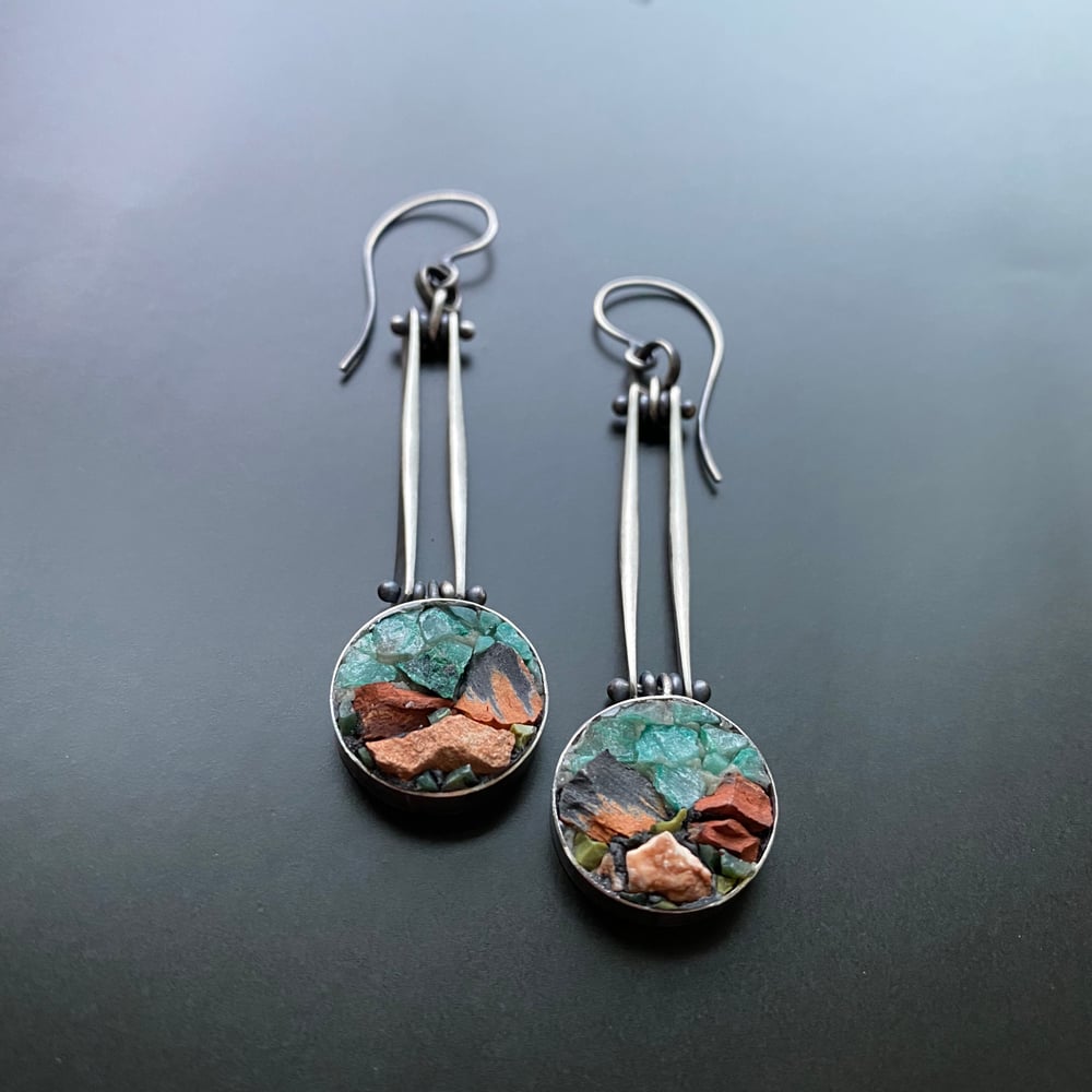 Image of Sedona Micro Mosaic Earrings 